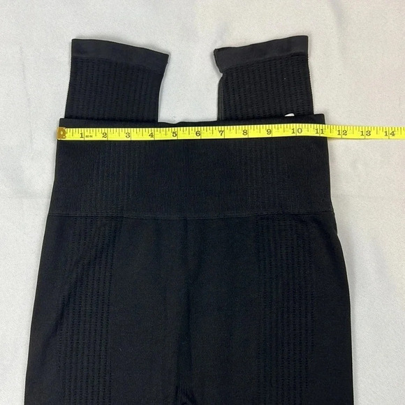 Nasty Gal Collection Black Seamless Ribbed High Rise Legging Size US 10 - Picture 8 of 11